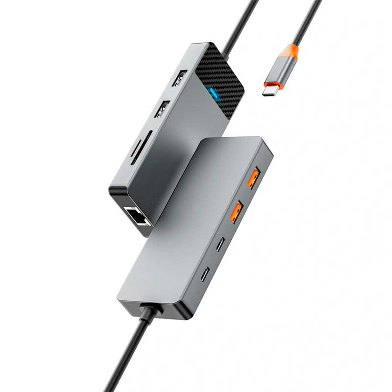 Адаптер-переходник Wiwu Linker 9 in 1 USB-C HUB