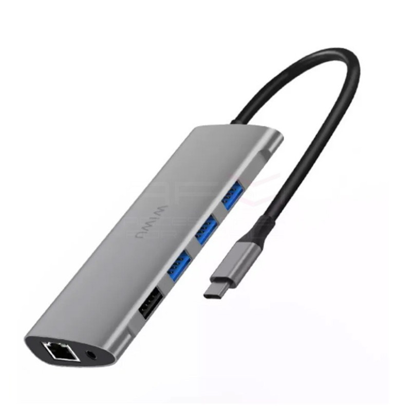 Адаптер-переходник Wiwu Alpha Type-C to 11 in 1 USB-C Hub (A11 in 1)