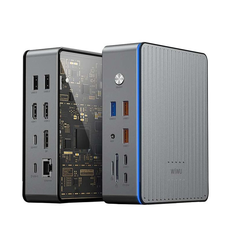 Адаптер-переходник Wiwu Matrix 16 in 1 Docking