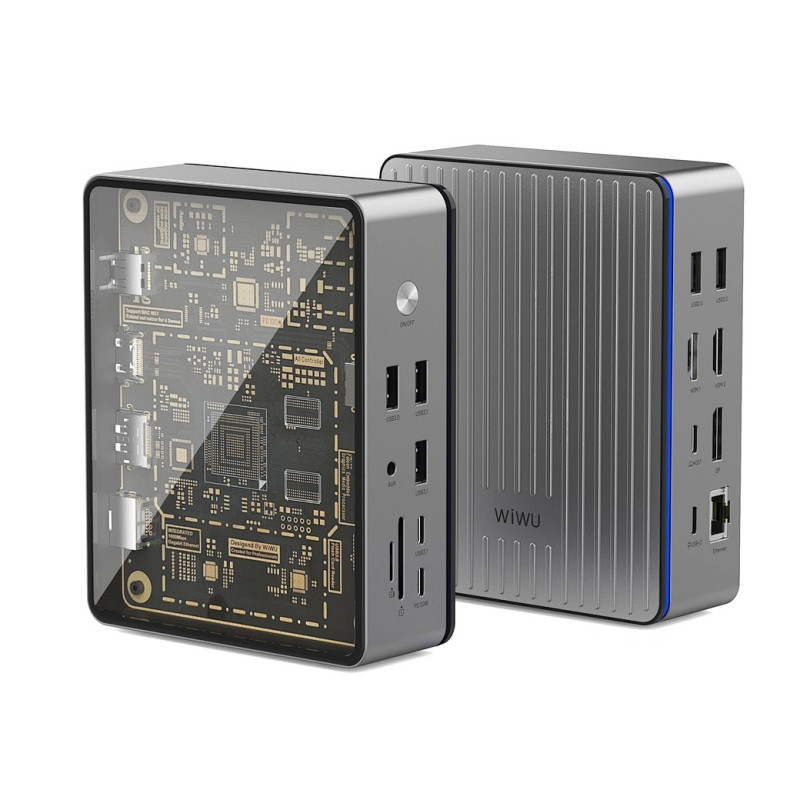 Адаптер-переходник Wiwu Matrix 16 in 1 Docking