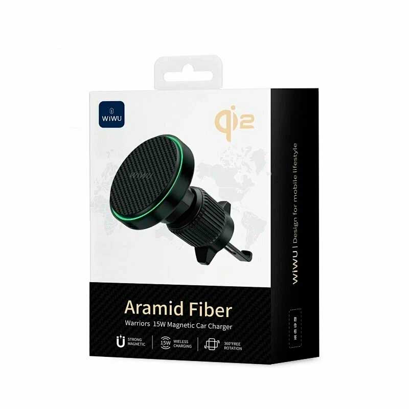 Автомобильное держатель WIWU Qi2 AURORA Car Wireless Charger CH-324