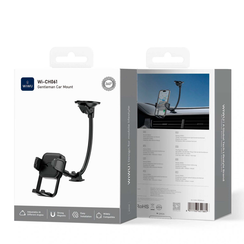 Автомобильный держатель Wiwu Gentleman Car Mount Wi-CH061