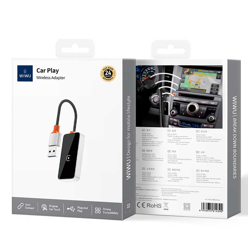 Беспроводной адаптер Wiwu CarPlay Wireles Adapter (Wi-CP002)