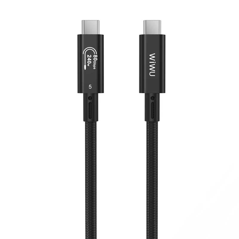 Кабель Wiwu 240W Thunderbolt 5 Cable USB-CtoUSB-C Cable Wi-C102