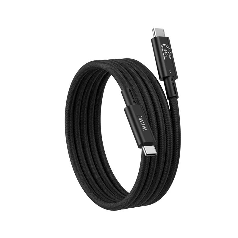 Кабель Wiwu 240W Thunderbolt 5 Cable USB-CtoUSB-C Cable Wi-C102