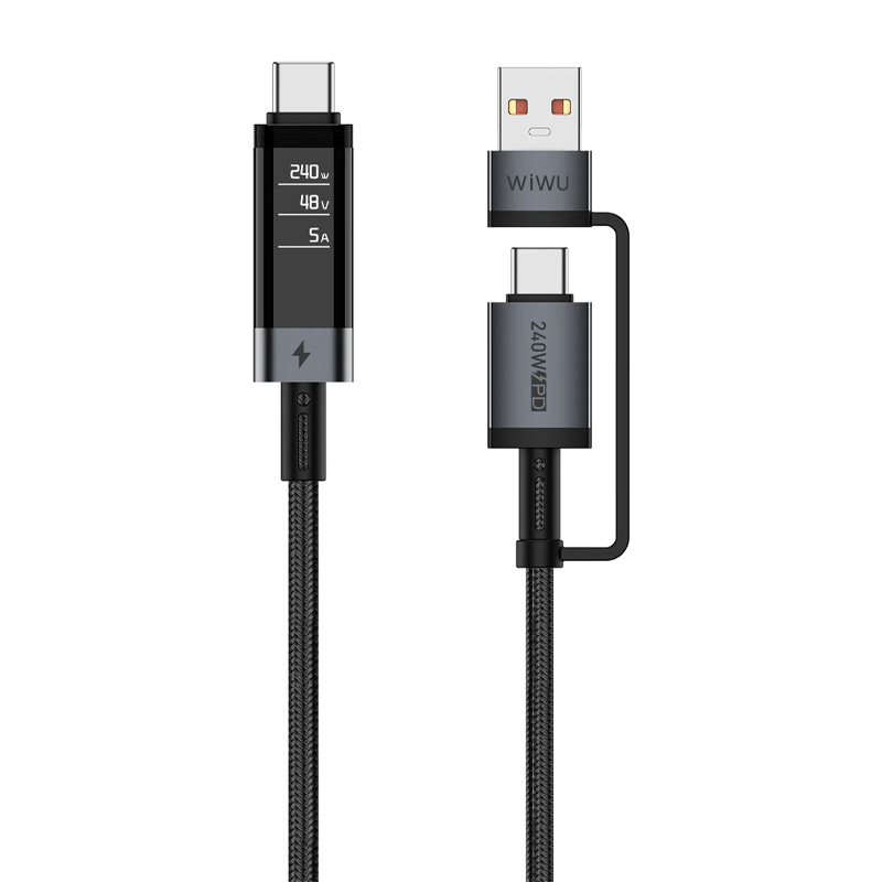 Кабель Wiwu Titanlink USB-A+C to C Cable Wi-C109