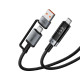 Кабель Wiwu Titanlink USB-A+C to C Cable Wi-C109