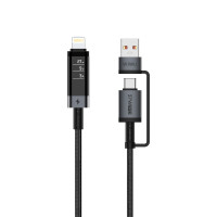 Кабель Wiwu Titanlink USB-A+C Cable to L Wi-C110