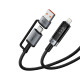 Кабель Wiwu Titanlink USB-A+C Cable to L Wi-C110