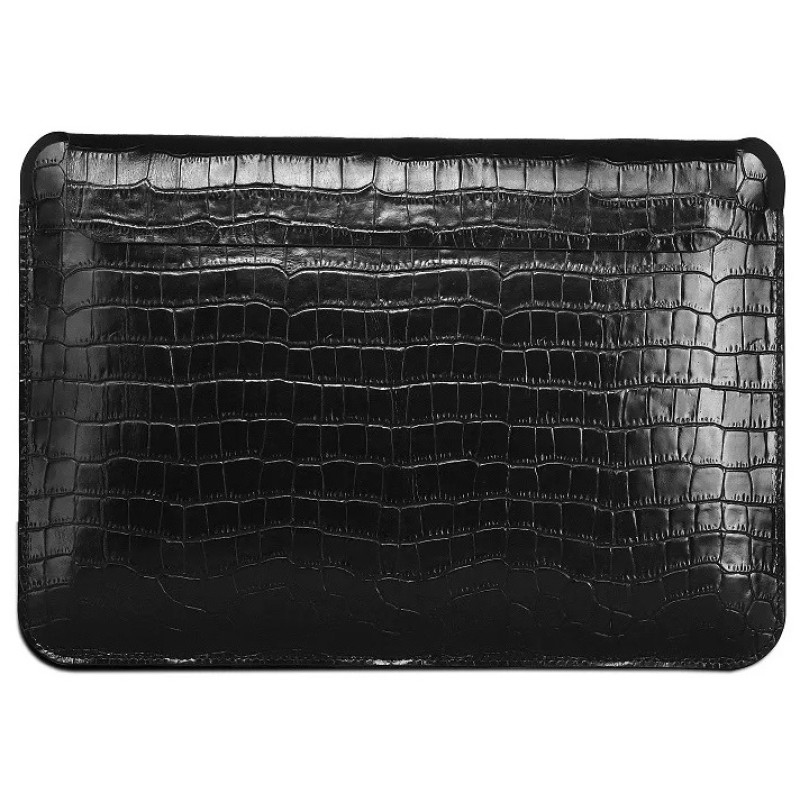 Чехол для макбука Wiwu Skin Croco Geniunie Leather Sleeve Pro 16.2