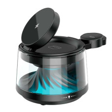 Колонка WIWU Flow 5 in 1 Wireless Charger with ambient light & speaker Wi-W039