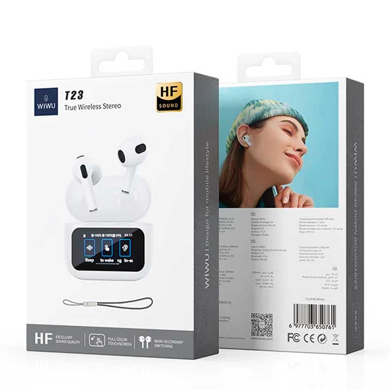 Беспроводные наушники WIwu T23 True Wireless Stereo