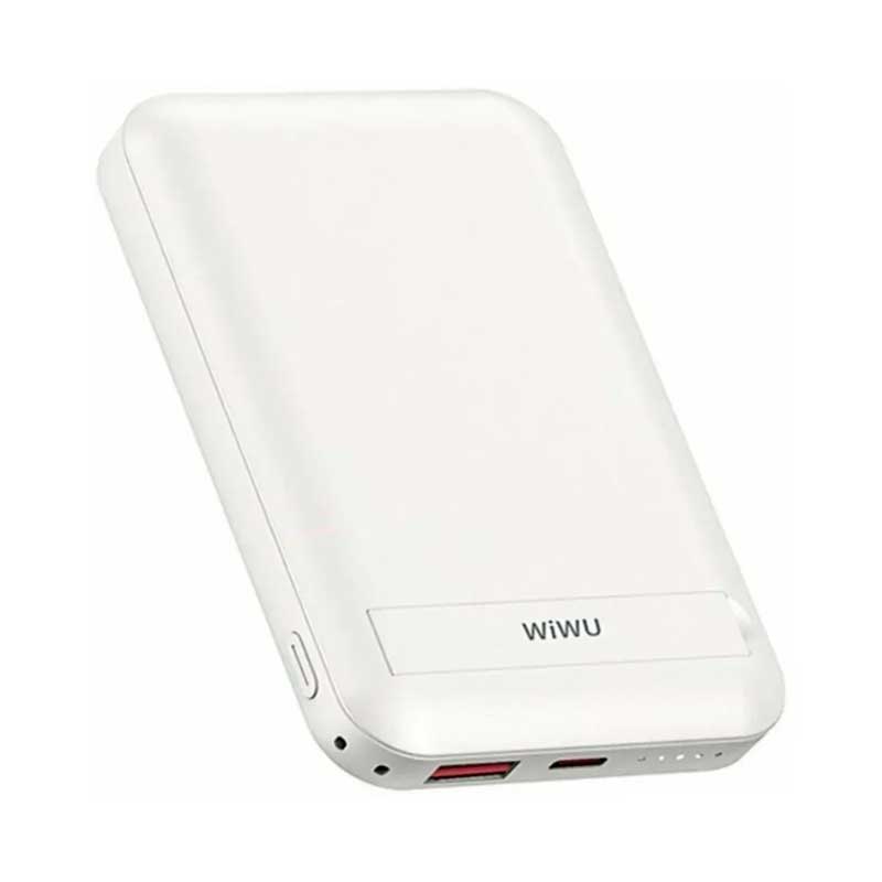 Внешний аккумулятор Wiwu Snap Cube- Magnetic Wireless Charger Power Bank 10000mAh SC1000WHT (3C)