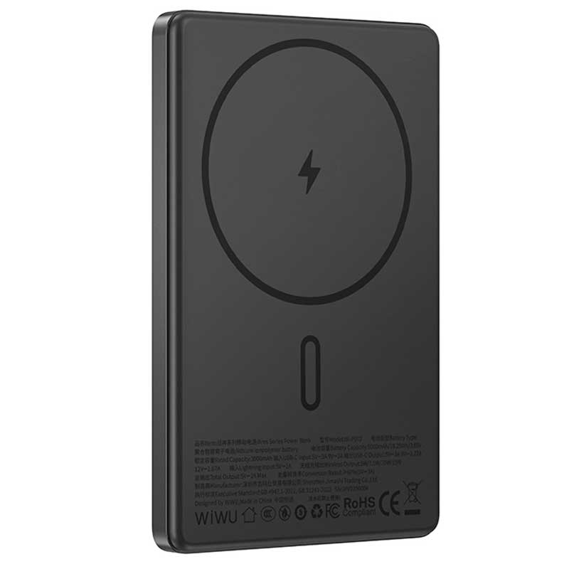 Внешний аккумулятор Wiwu Magnetic Power Bank 5000mAh Wi-P072