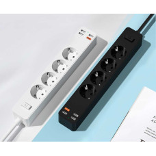 Удлинитель Wiwu Power Strip USB-C*1+USB-A*3 PD 20W