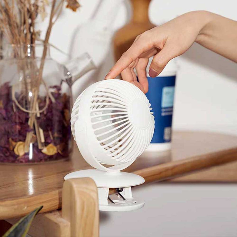 Портативный вентилятор Wiwu 2 in 1 Table/Clip Fan