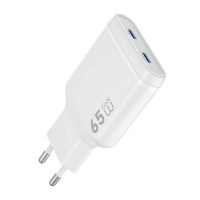 Зарядное устройство Wiwu Essen Slim Ultra-Compact GaN Charger 65W (Wi-G035)