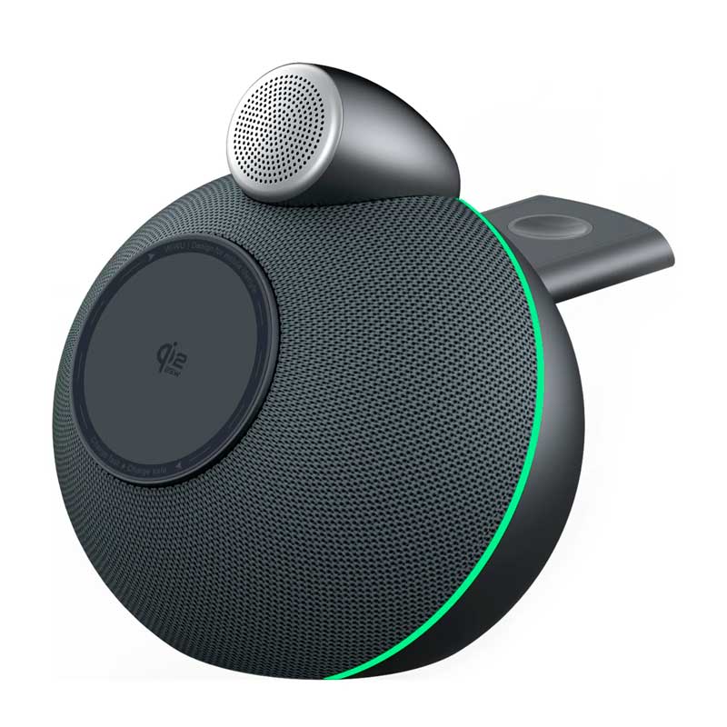 Беспроводное зарядное устройство 3 in 1Conch Wireless Charger Speaker Wi-G042