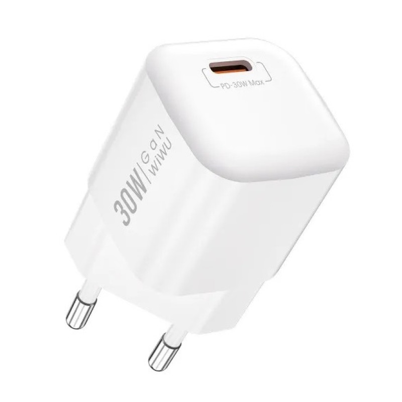 Зарядное устройство Wiwu Nano GaN + PD Fast Charger 30W Wi-U006 