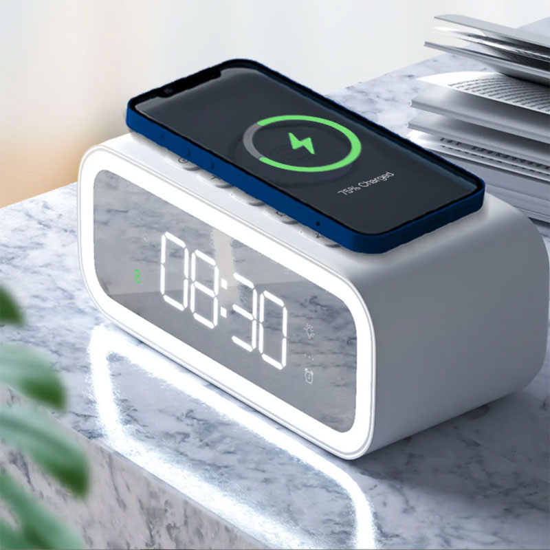 Часы с беспроводной зарядкой Wiwu Time Wireles Charger