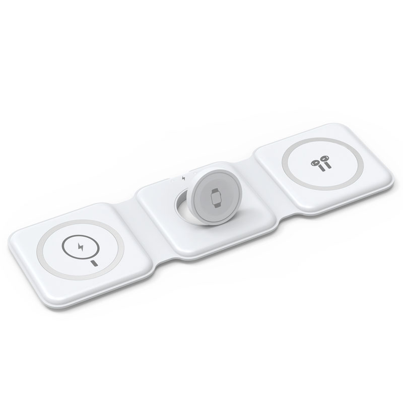 Беспроводное зарядное устройство Wiwu Power Air 3 in 1 Wireles Charger M6