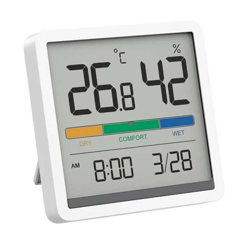 Часы с датчиком температуры и влажности Xiaomi Miiiw Mute Thermometer And Hygrometer Clock