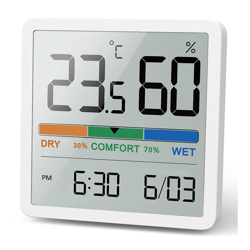 Часы с датчиком температуры и влажности Xiaomi Miiiw Mute Thermometer And Hygrometer Clock