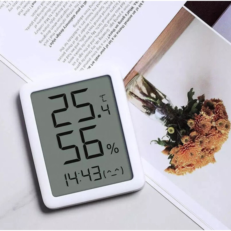 Комнатный Термометр/гигрометр Часы Xiaomi MiaoMiaoCe LCD