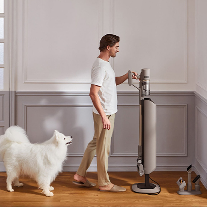 Вертикальный проводной пылесос Dreame H30 Combo Station