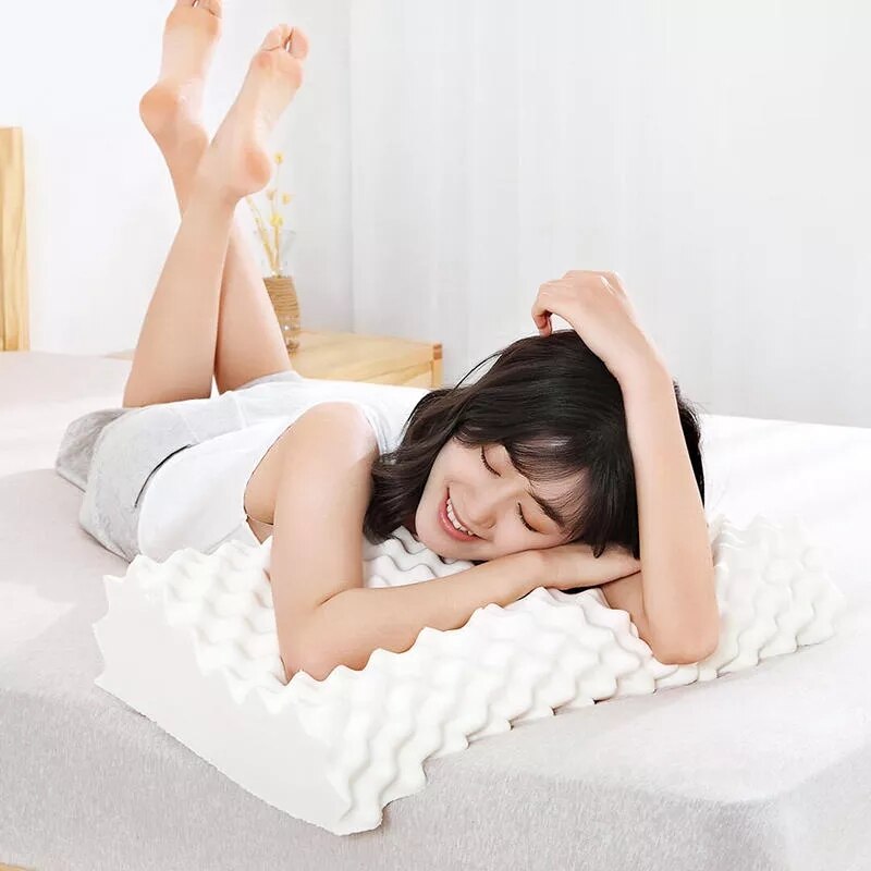 Подушка латексная Xiaomi Mijia Natural Latex Neck Pillow S (большая)