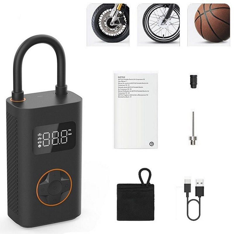 Портативный электрический насос Qicycle Portable Electric Air Compressor N2