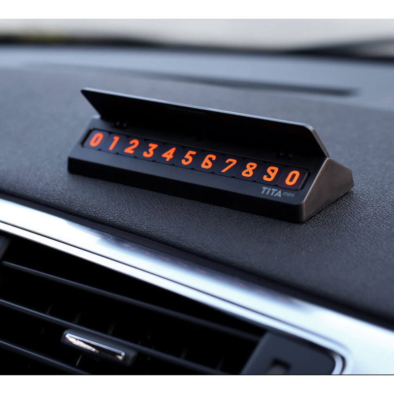 Автовизитка Xiaomi Tita Mini Temporary Parking Card 121*42*22