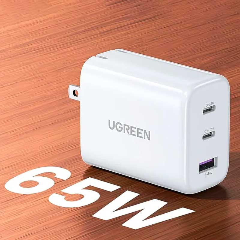 Зарядное устройство Ugreen 65W GaN Fast Charger (90263)