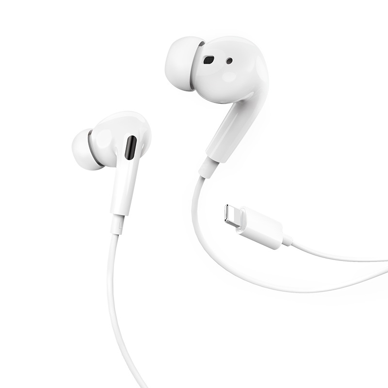 Наушники проводные Lightning Hoco M1 Pro
