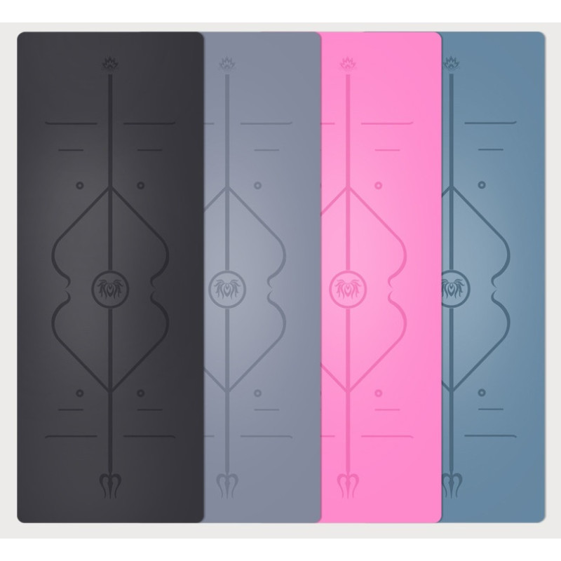 Коврик для йоги из латекса и ПУ (183*68*5)