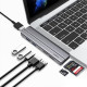 Адаптер-переходник Wiwu Adapter USB Type-C 8 in 1 T9 для Apple Macbook