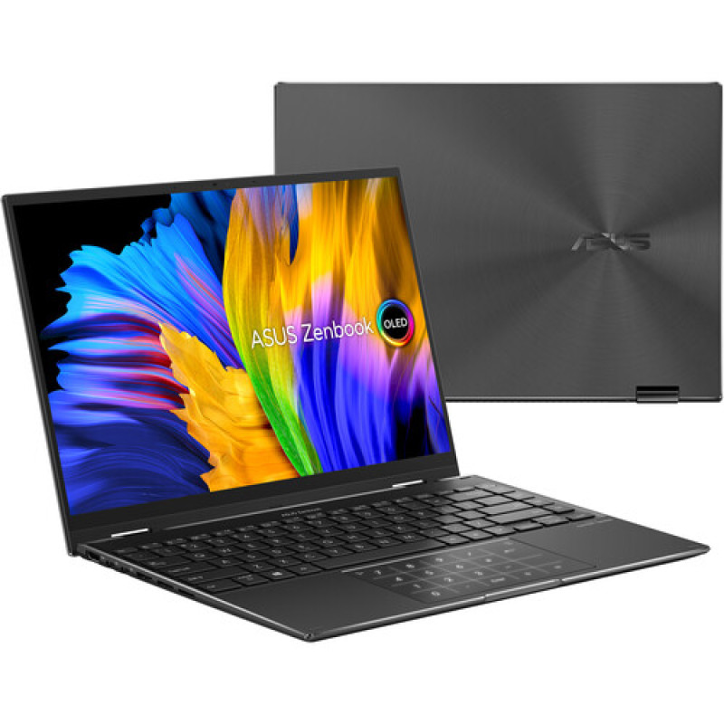 Ультрабук ASUS Zenbook 14 Flip OLED Ultra-Slim Laptop 14" Touch Display AMD Ryzen 7-5800H/AMD Radeon Graphics (16+512GB SSD)