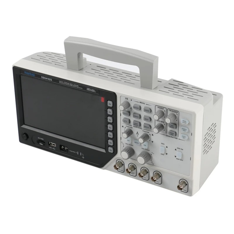 Двухканальный осциллограф Hantek DSO4102S 100 м + генератор сигналов DSO4072S 70 м двухпроходный
