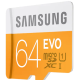 Флешка Micro SDHC Card SAMSUNG 64GB EVO UHS-I class 10