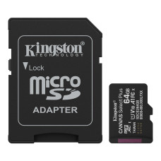Флешка Kingston Canvas Select Plus microSD 64GB
