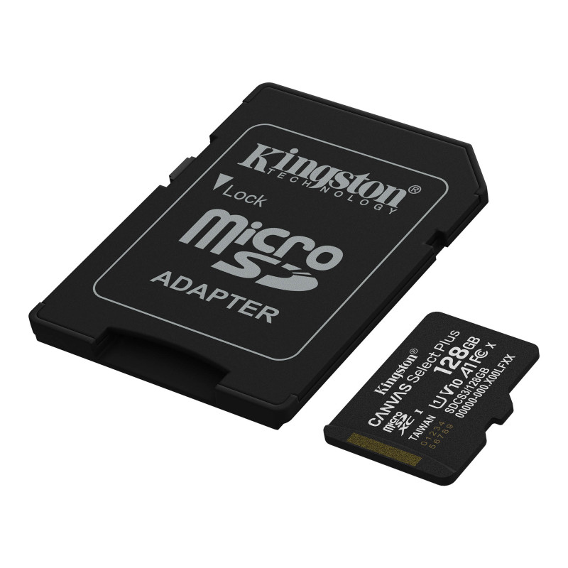 Флешка Kingston Canvas Select Plus microSD 128GB