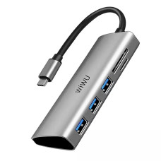 Адаптер-переходник Wiwu Alpha 5 in 1 USB-C Hub Alpha 532ST