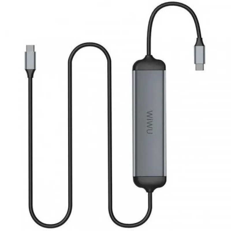 Адаптер-переходник Wiwu Alpha 5 in 1 USB-C Hub A521H