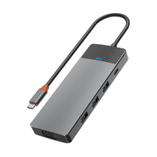 Адаптер-переходник Wiwu Linker 9 in 1 USB-C HUB