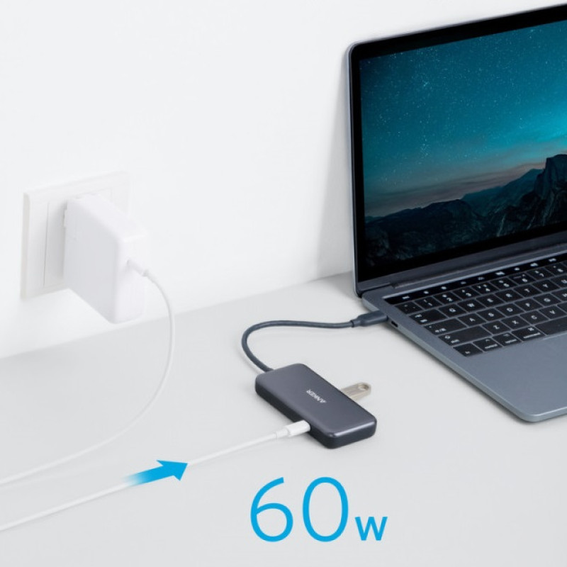 Универсальный адаптер Anker Premium 4-in-1 USB C Hub Adapter (A8321)