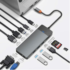 Адаптер-переходник Wiwu Linker 12 in 1 USB-C Hub