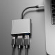 Универсальный адаптер c Type-C на USB/HDMI/Type-C