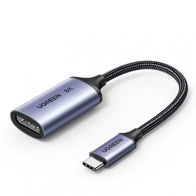 Адаптер UGreen USB-C to DP Female 8K/60HZ Dock Adapter (CM654/15575)