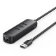 Адаптер Ugreen USB 2.0 HUB with 10/100Mbps Ethernet Adapter (20984)
