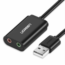 Звуковая карта Ugreen USB 2.0 внешняя (30724)
